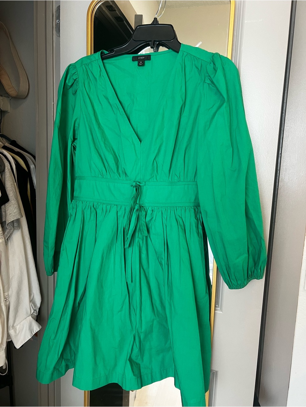 J. Crew Emerald Green Mini Dress